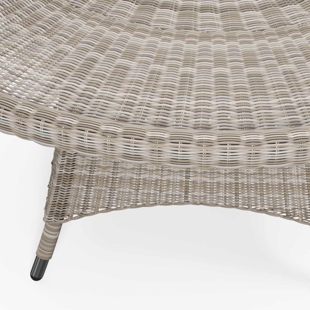 Dnate Rattan outdoor table 3d model 3D model_1