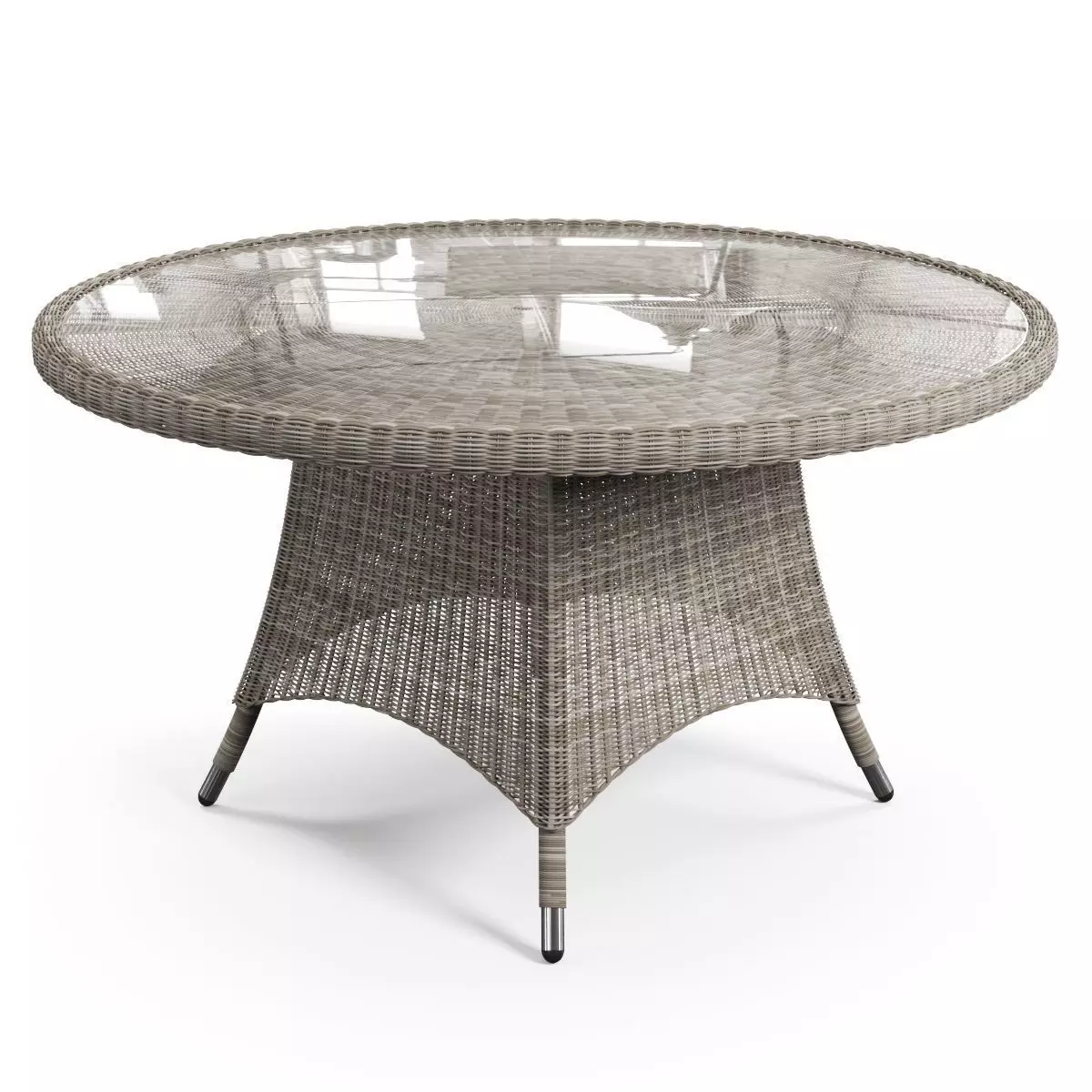 Dnate Rattan outdoor table 3d model 3D model_0