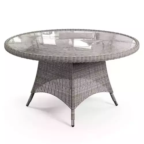Dnate Rattan outdoor table 3d model