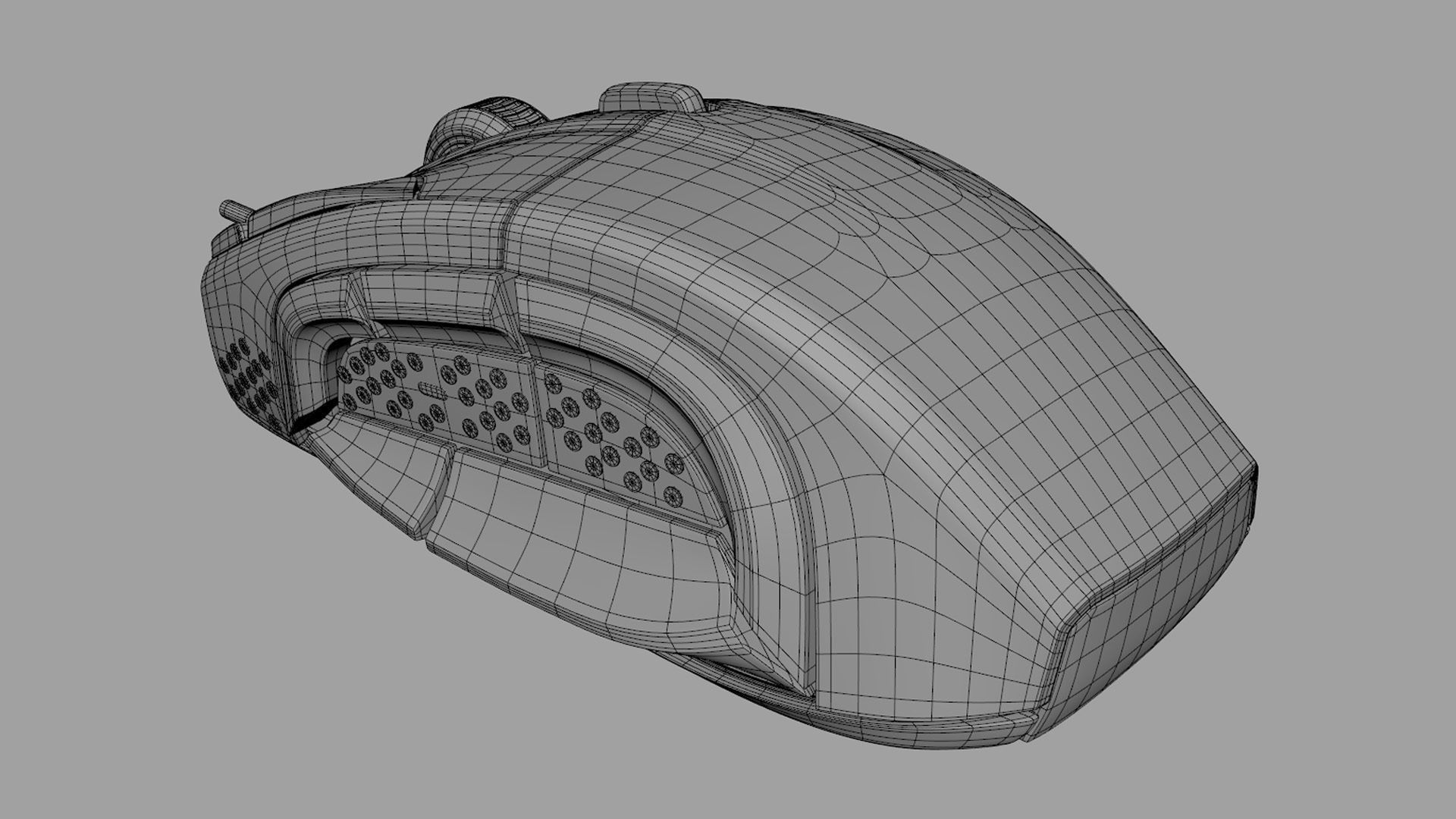 SteelSeries Rival 500 gaming mouse 3d model I Realistic 3D model_13