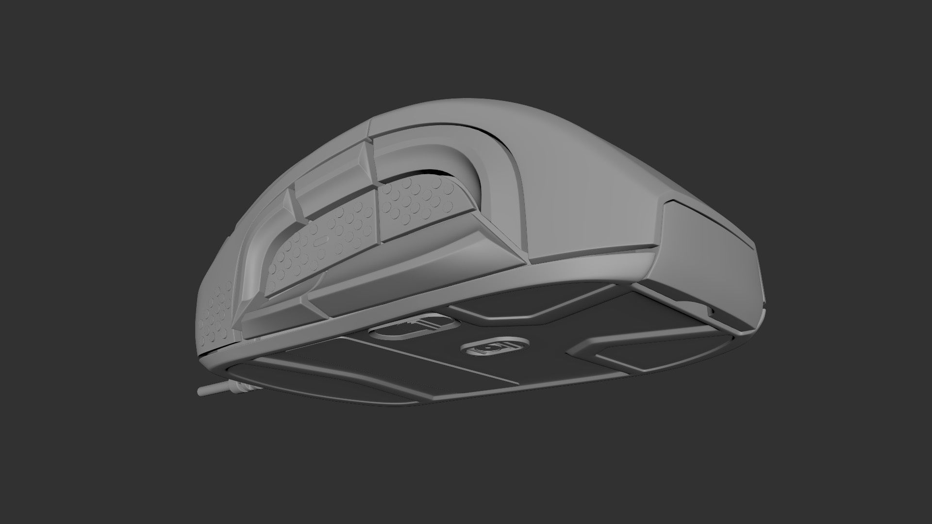 SteelSeries Rival 500 gaming mouse 3d model I Realistic 3D model_7