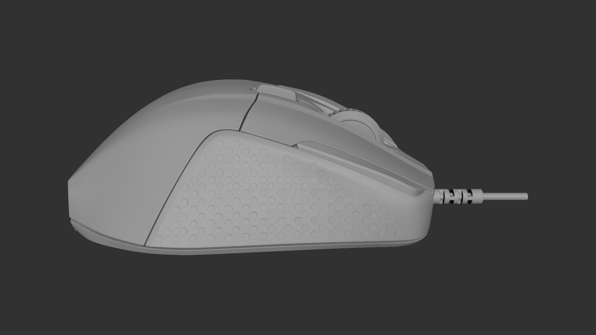 SteelSeries Rival 500 gaming mouse 3d model I Realistic 3D model_4
