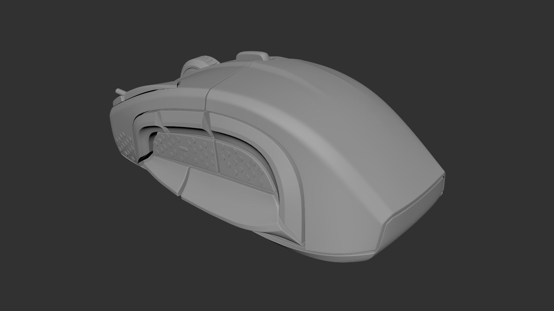 SteelSeries Rival 500 gaming mouse 3d model I Realistic 3D model_5