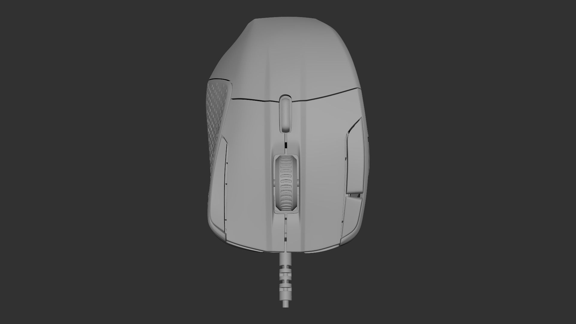 SteelSeries Rival 500 gaming mouse 3d model I Realistic 3D model_2