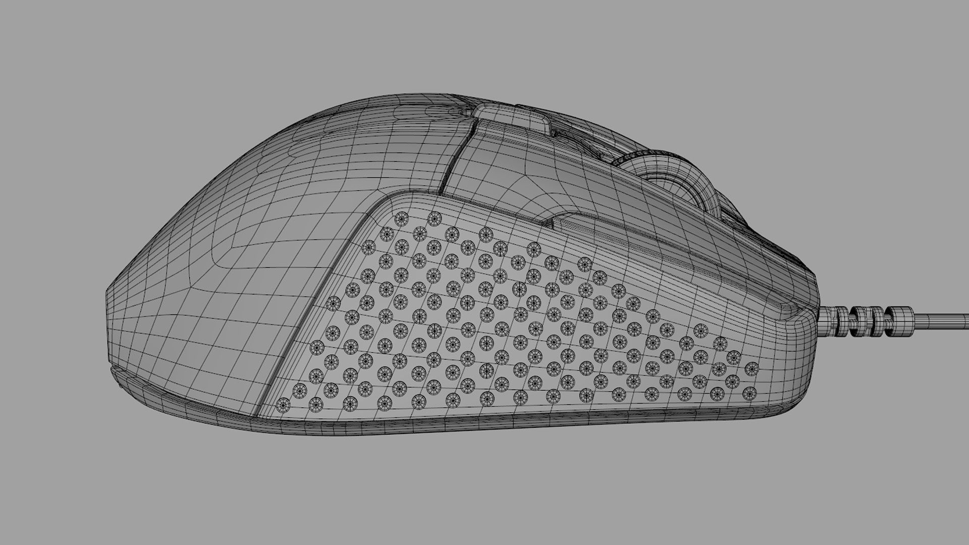 SteelSeries Rival 500 gaming mouse 3d model I Realistic 3D model_12