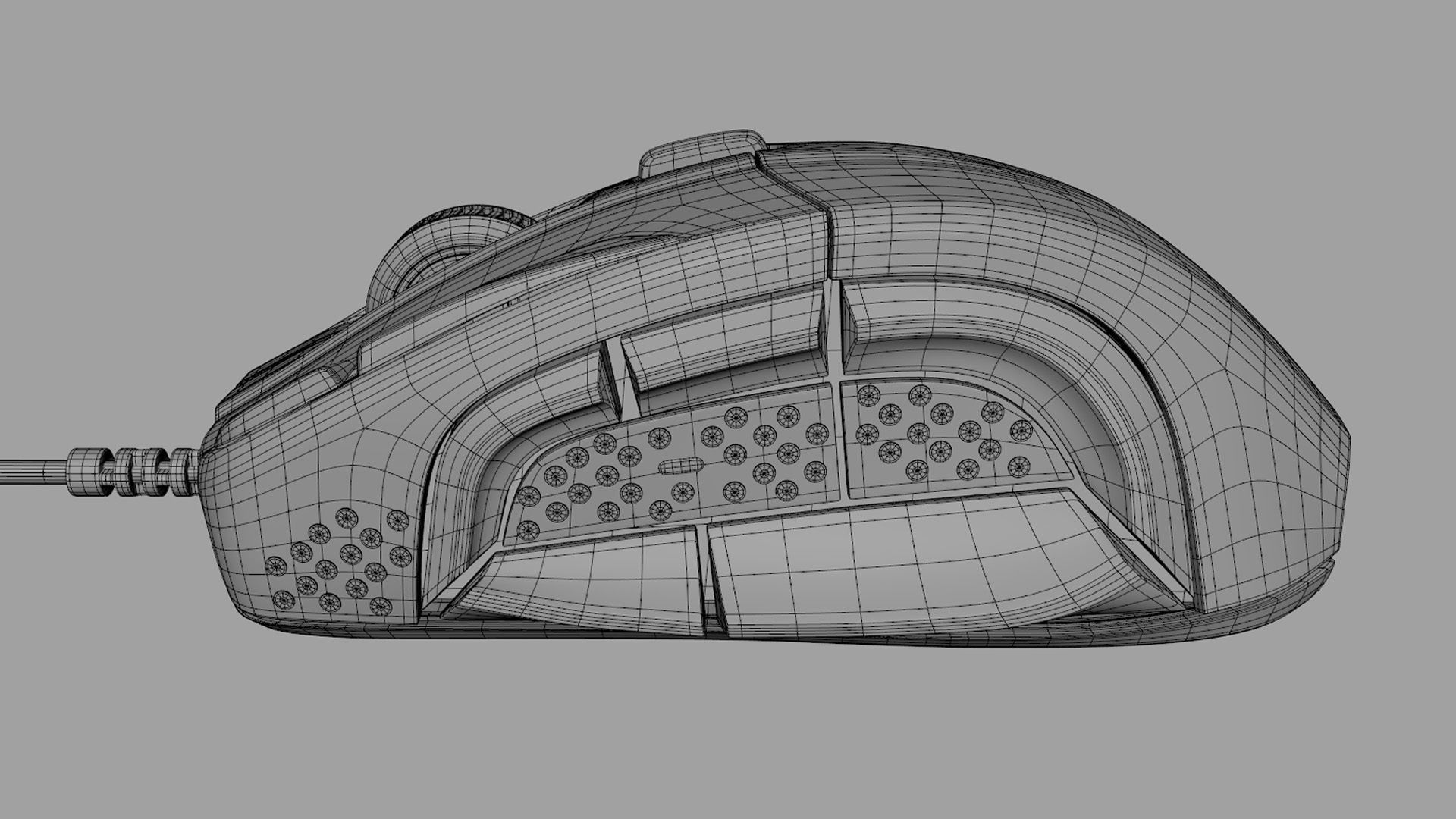 SteelSeries Rival 500 gaming mouse 3d model I Realistic 3D model_10