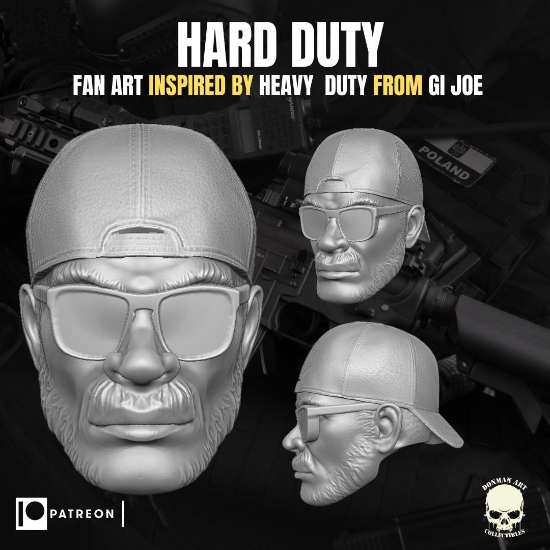 Donman Art April 2022 Collection For Action Figures  3D print model_25