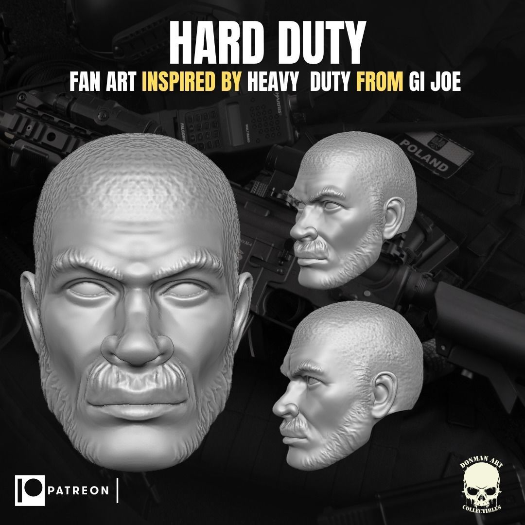 Donman Art April 2022 Collection For Action Figures  3D print model_7