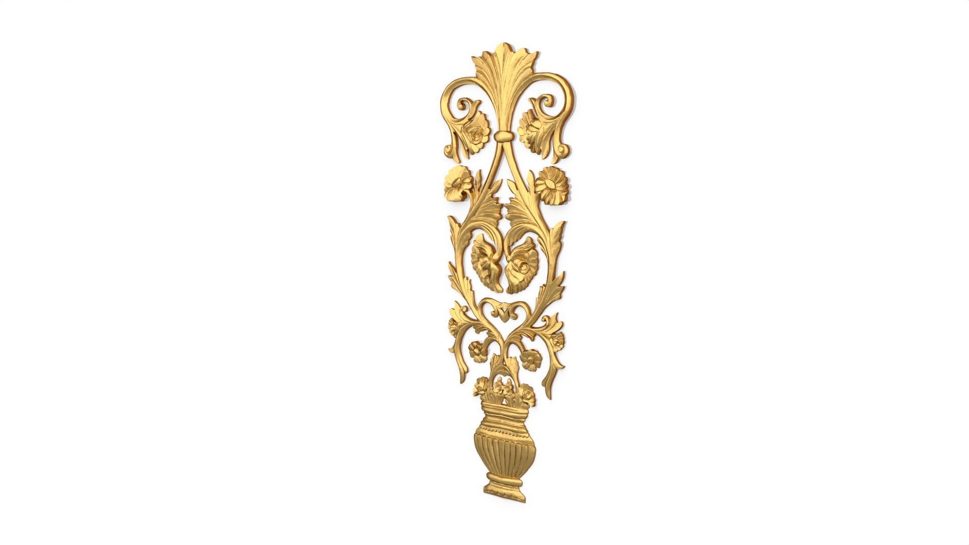 Classic decor ornament 156 3D model_2