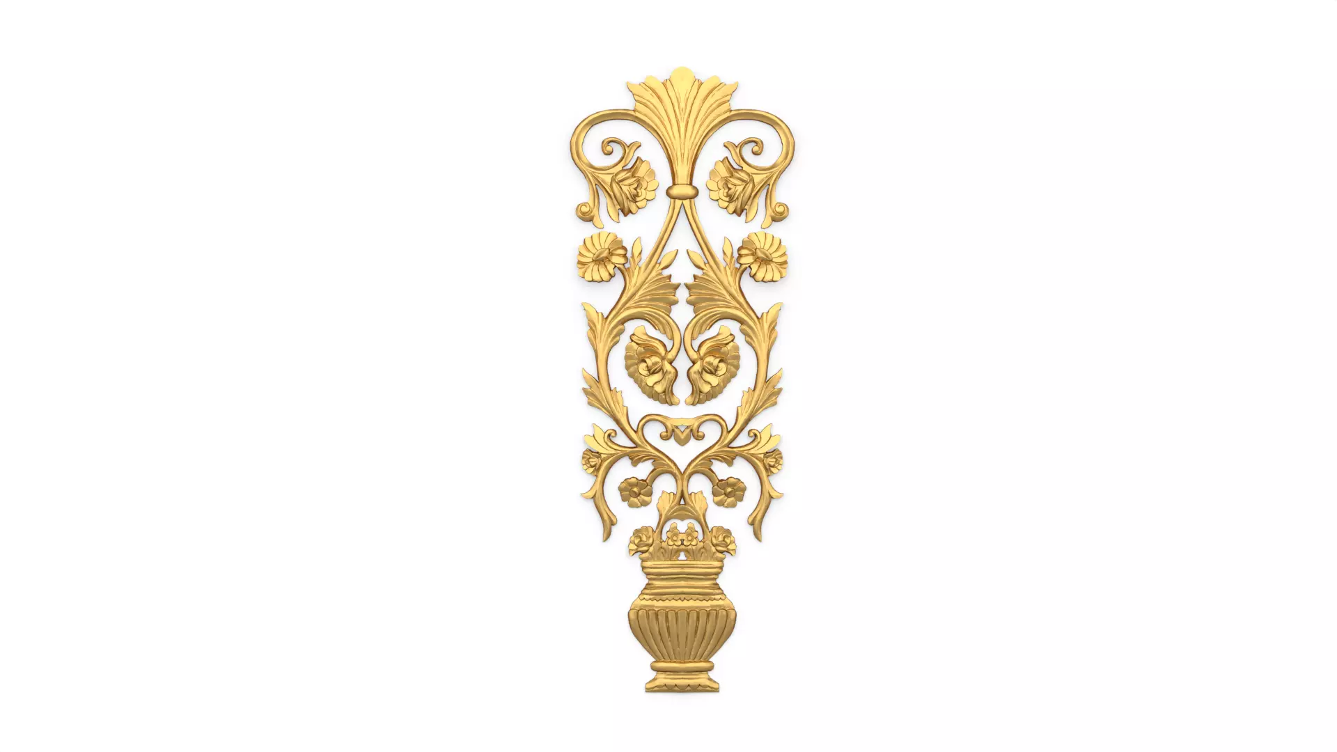 Classic decor ornament 156 3D model_0