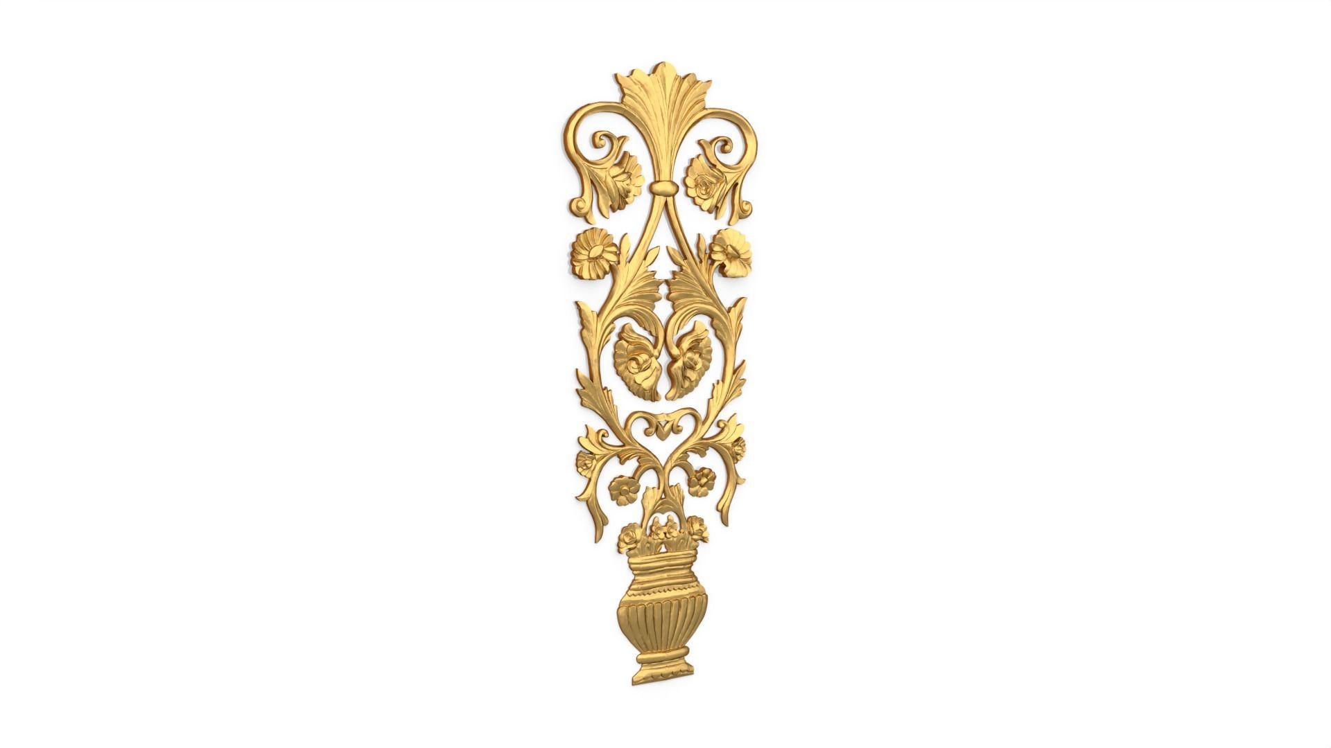 Classic decor ornament 156 3D model_1