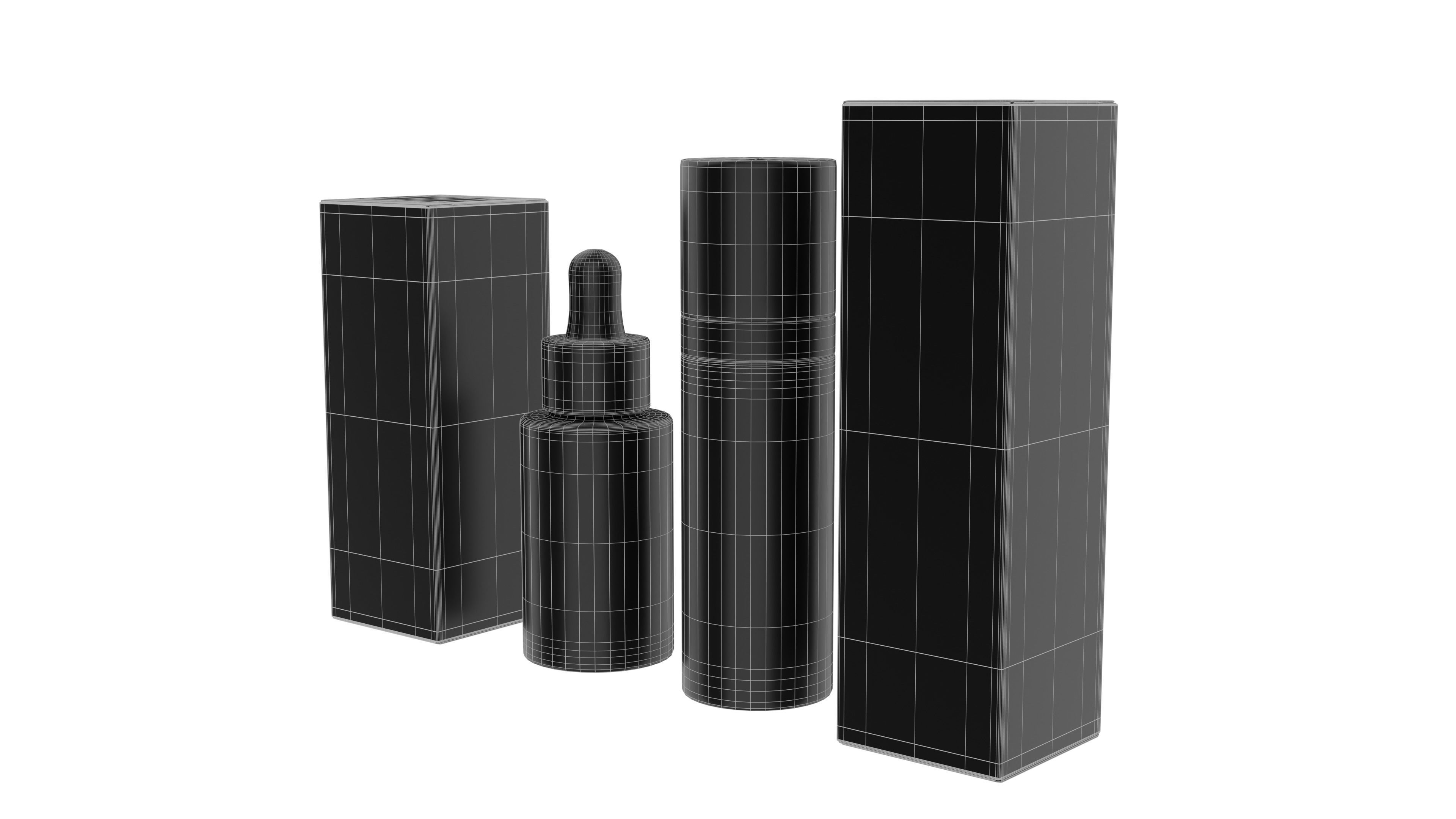 Dropper Bottle Low-poly 3D model_7
