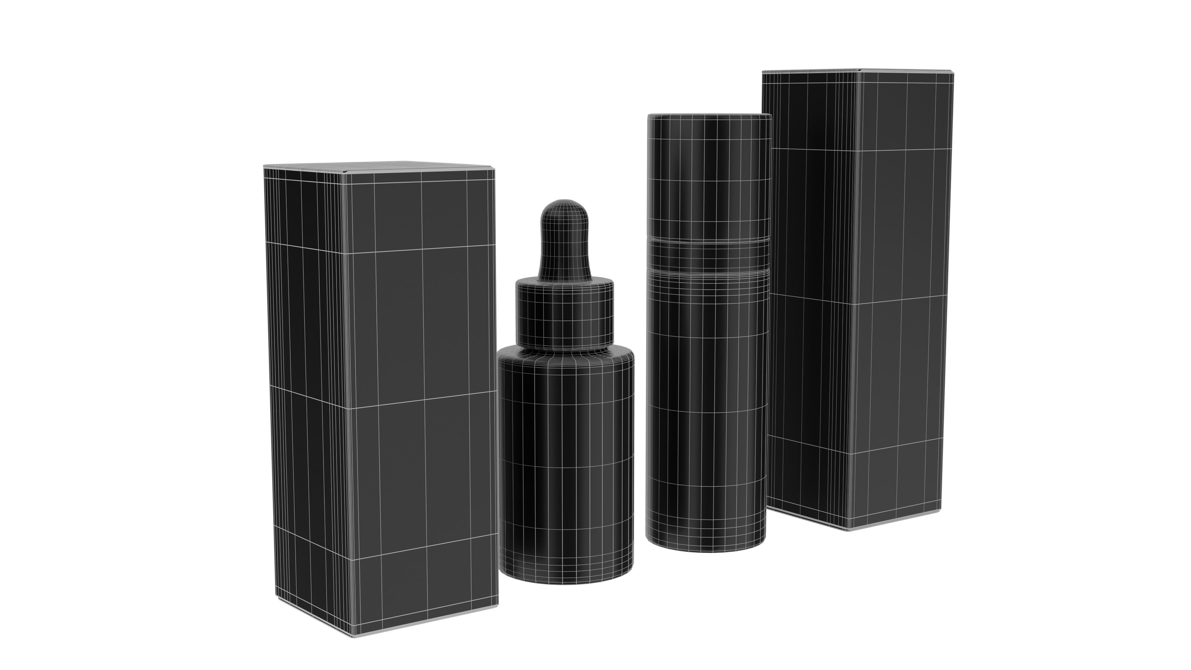 Dropper Bottle Low-poly 3D model_8