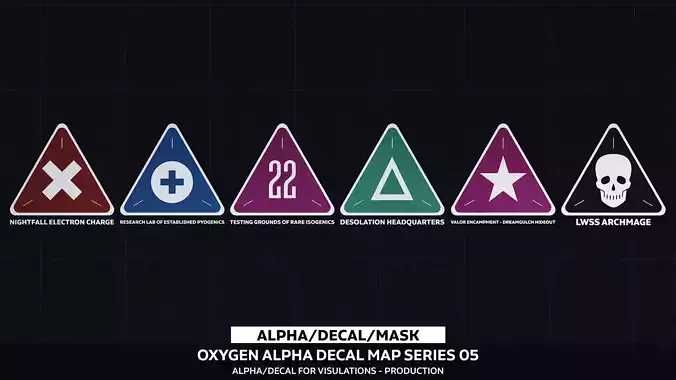 Oxygen Alpha Decal Map Pack - SFDEMIR