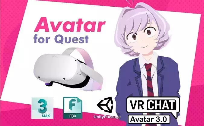 Osana Najimi Quest 2 3D model