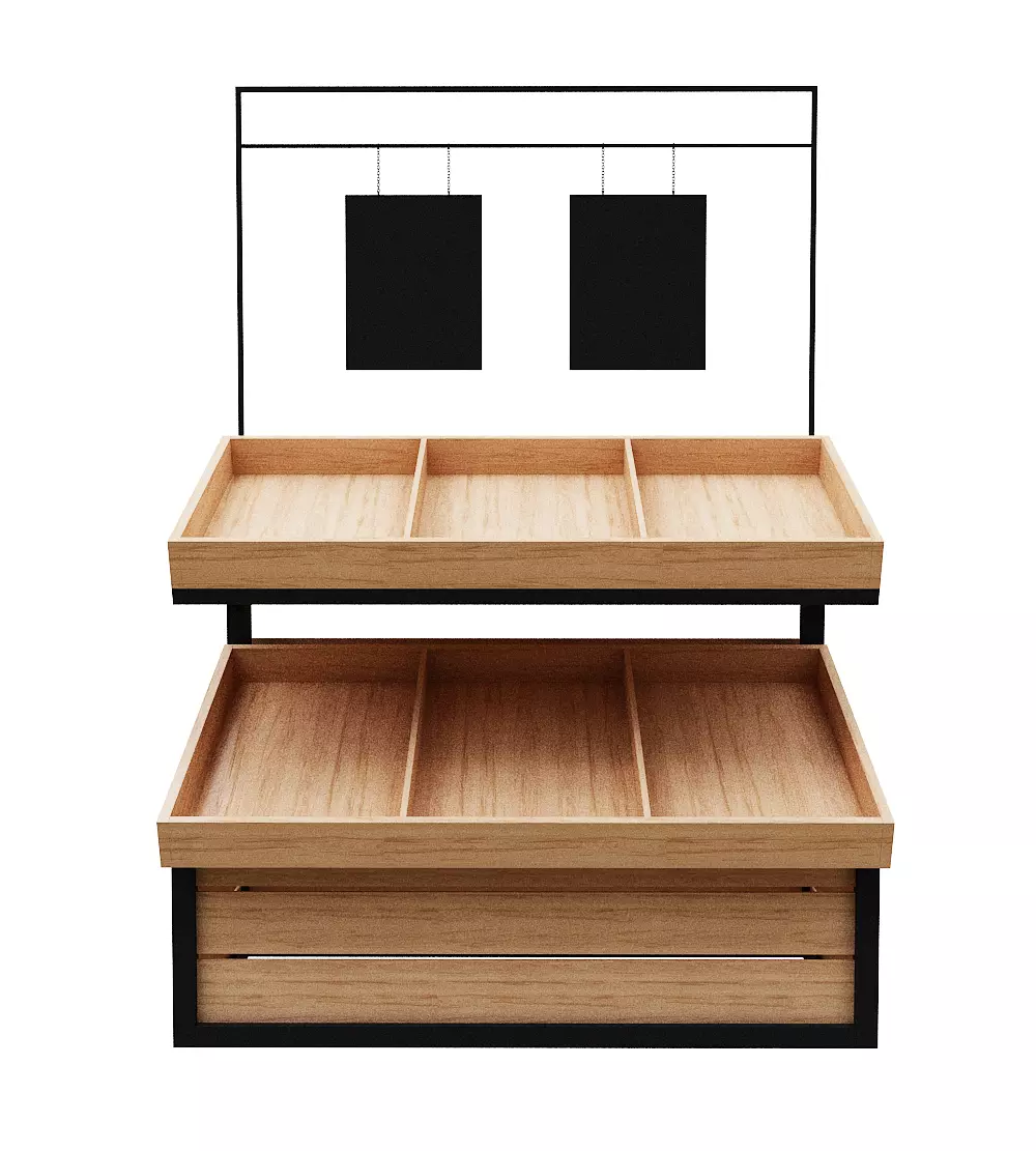 Stall models Low-poly 3D model_0