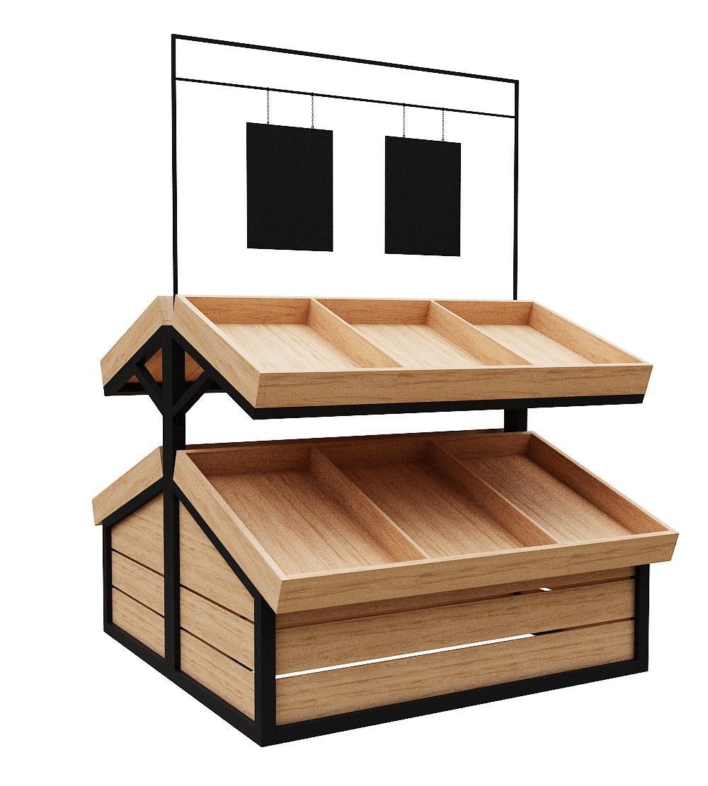 Stall models Low-poly 3D model_1