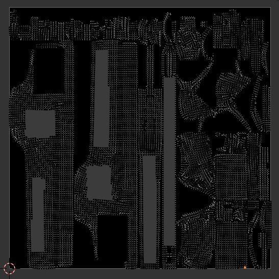 Cyber revolver  Low-poly 3D model_5