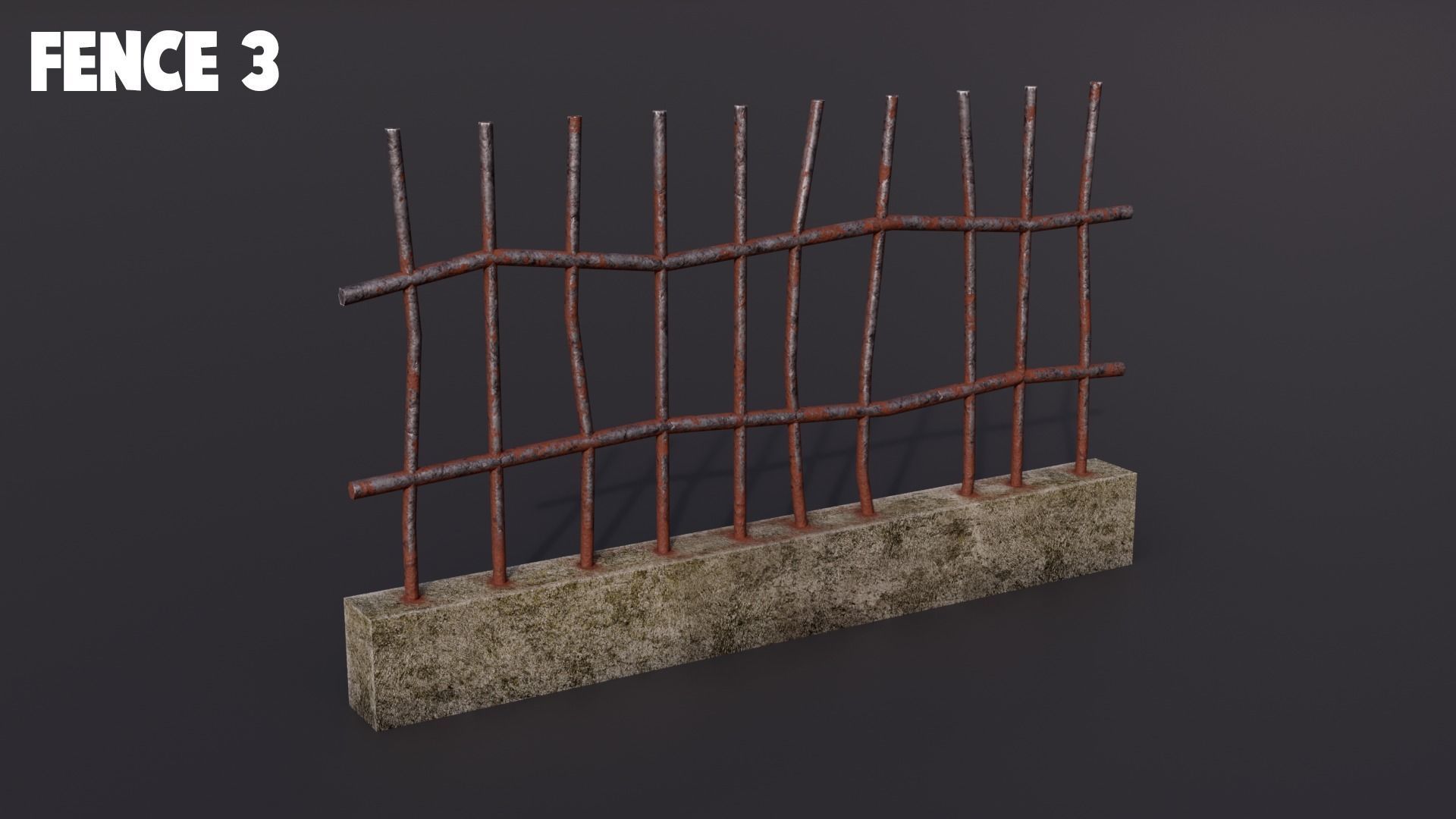 Graveyard kit Low-Poly 3d models Low-poly 3D model_23