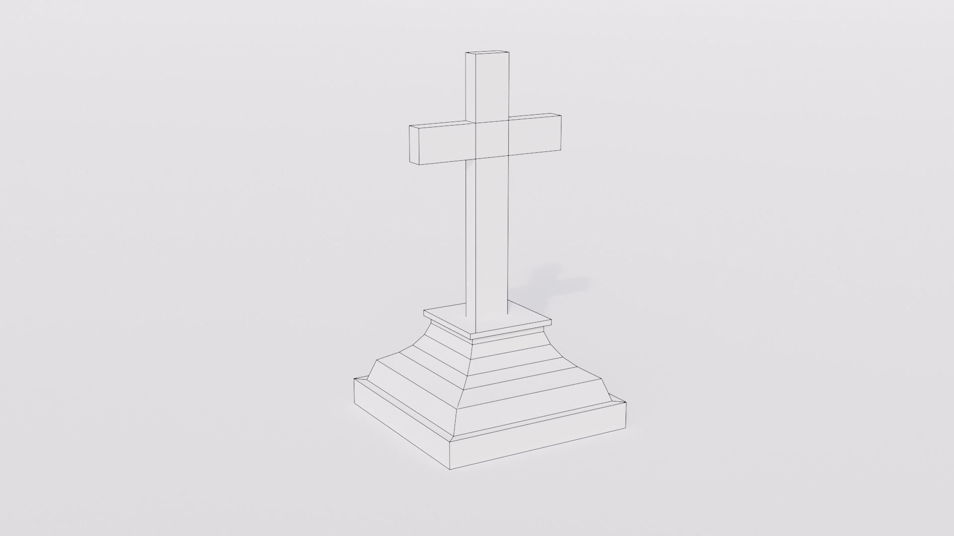 Graveyard kit Low-Poly 3d models Low-poly 3D model_17