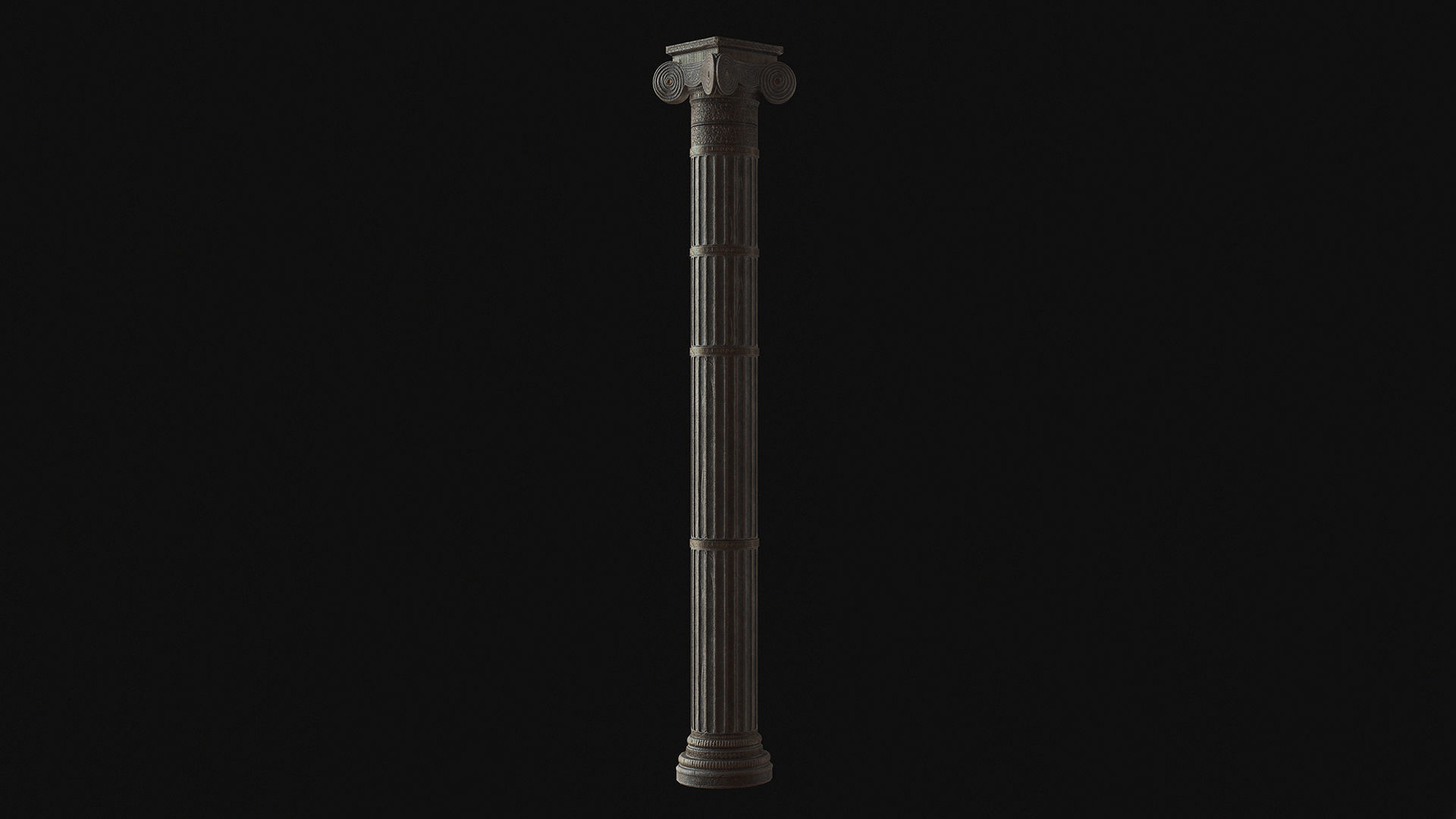 Roman Column 3D Model  Low-poly 3D model_10
