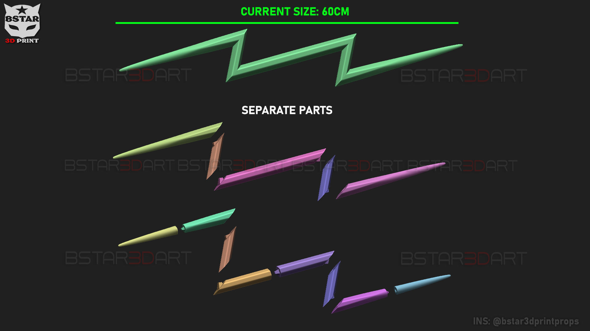 Zeus ThunderBolt  - Marvel Comics Cosplay 3D print model_5