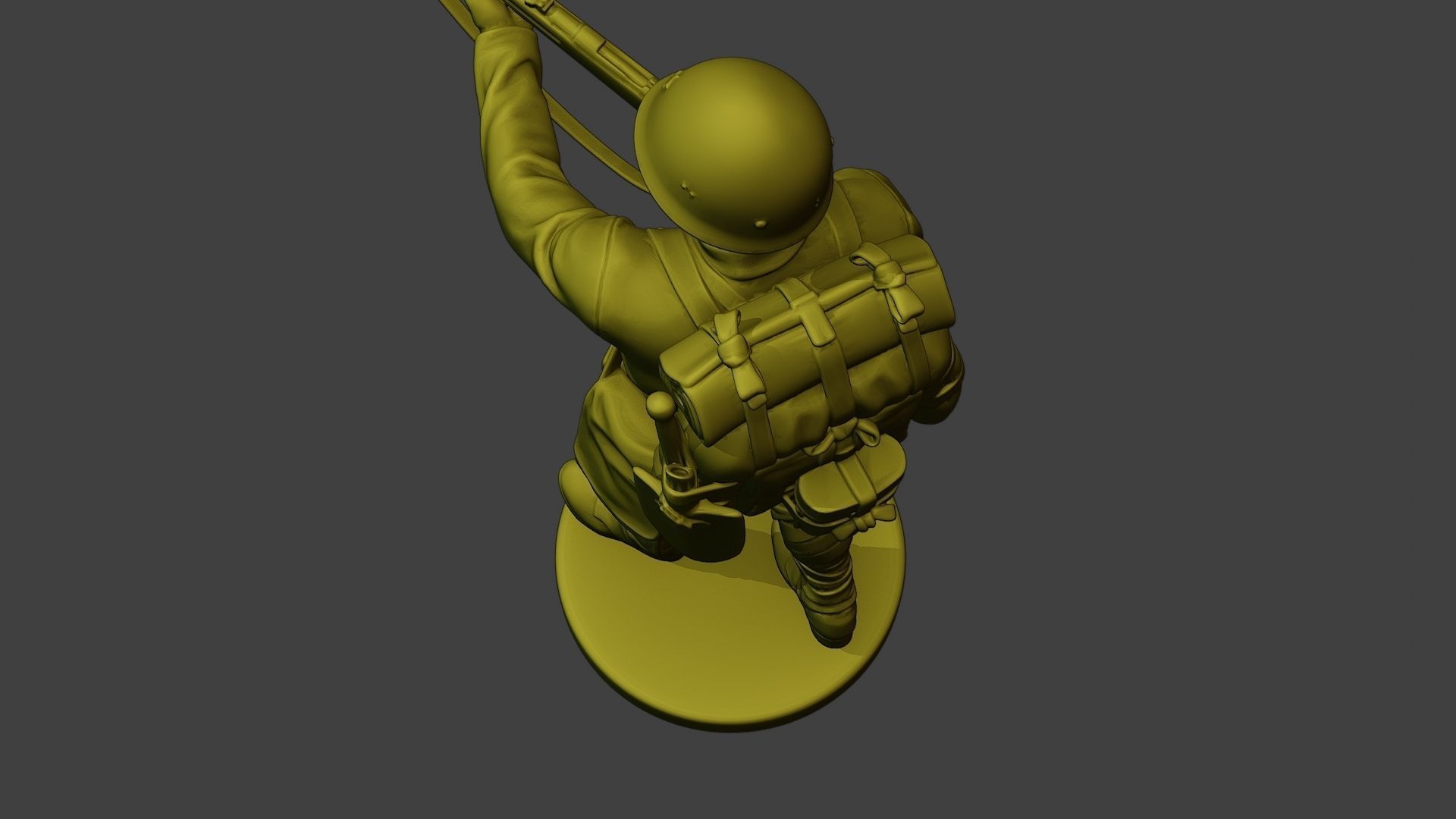 Japanese soldier ww2 Walk7 J1 3D print model_16