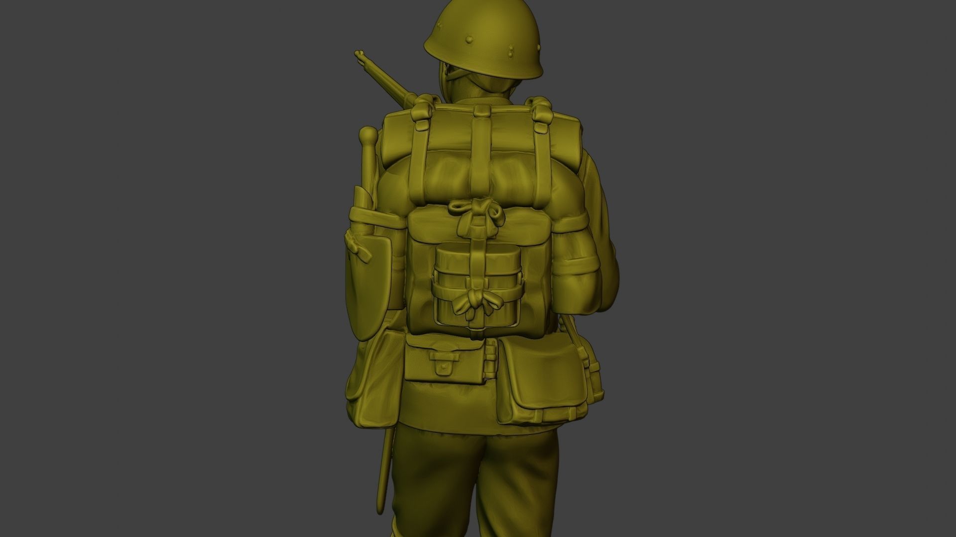 Japanese soldier ww2 Walk7 J1 3D print model_21