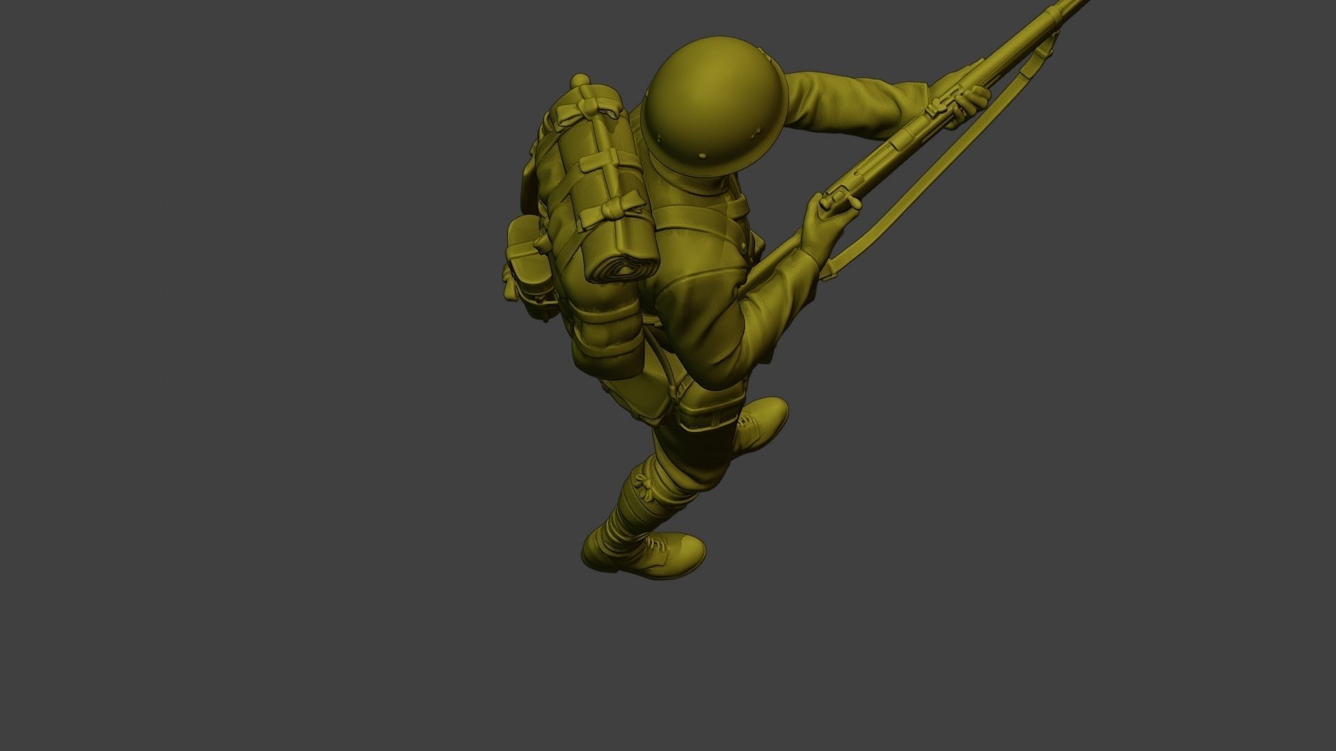 Japanese soldier ww2 Walk7 J1 3D print model_23