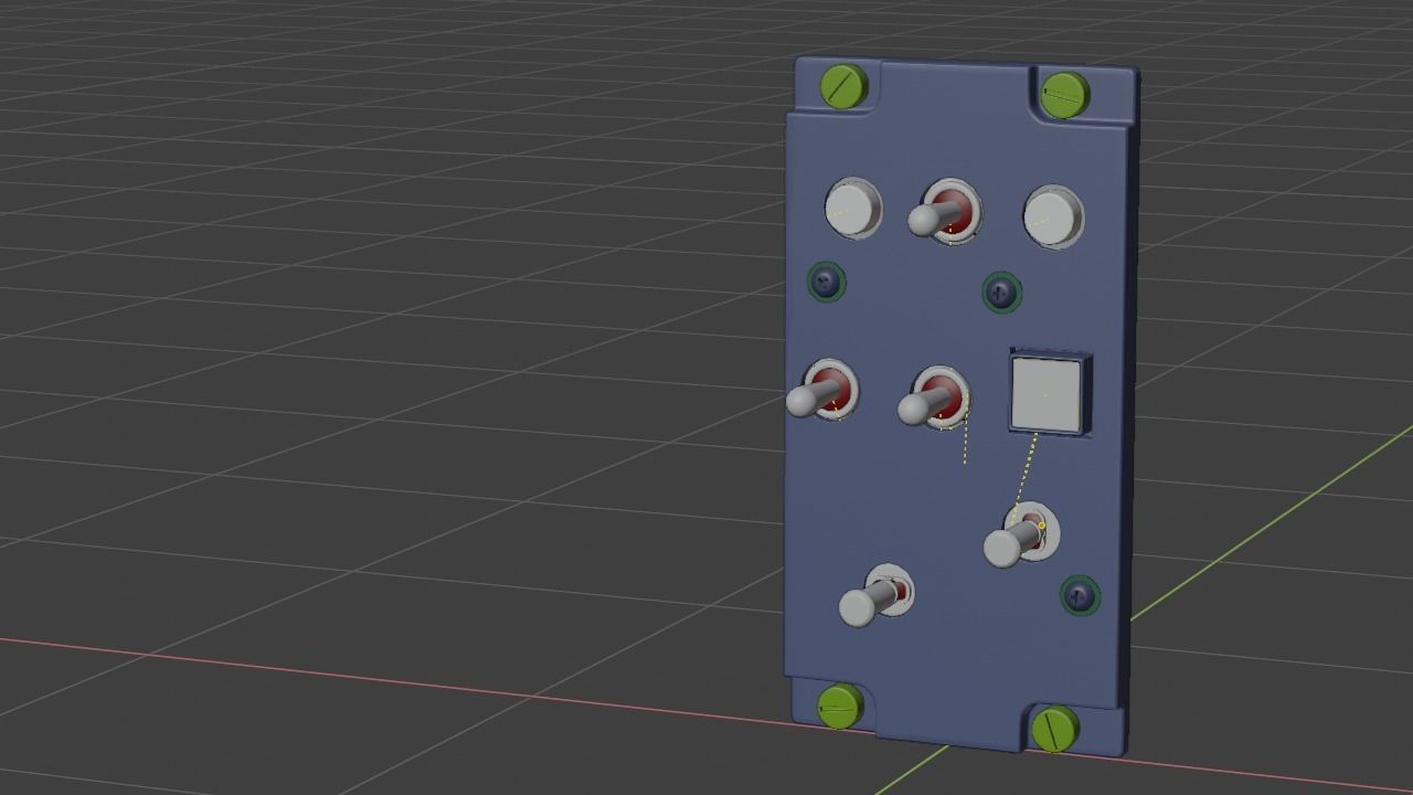 F16 TEST PANEL 3D model_9