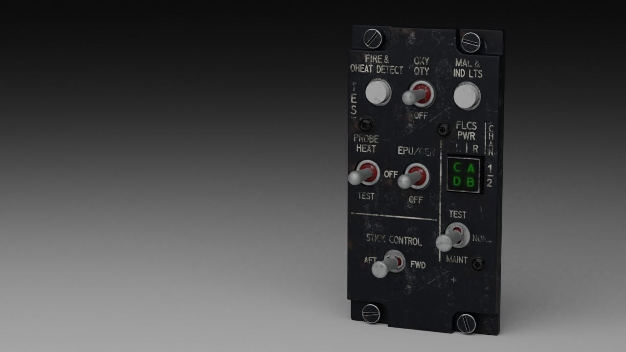 F16 TEST PANEL 3D model_14