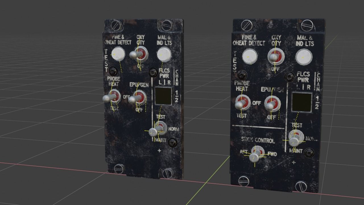 F16 TEST PANEL 3D model_19
