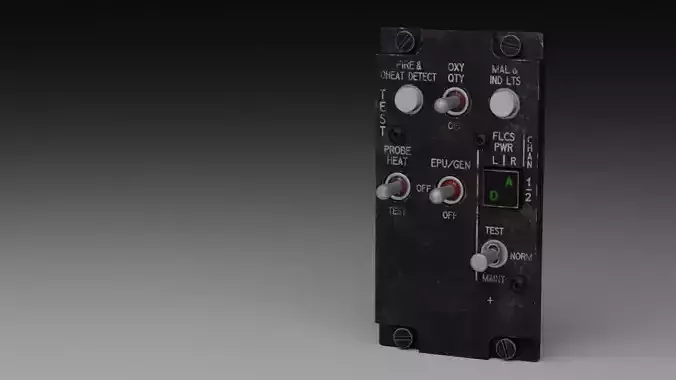F16 TEST PANEL 3D model