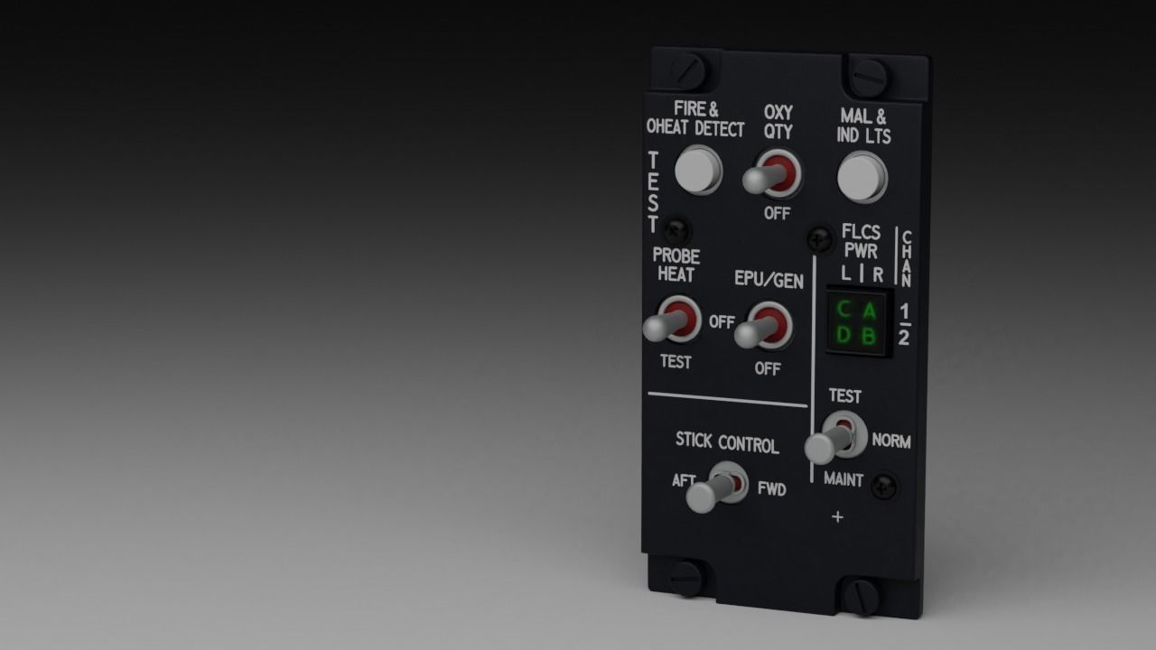 F16 TEST PANEL 3D model_13