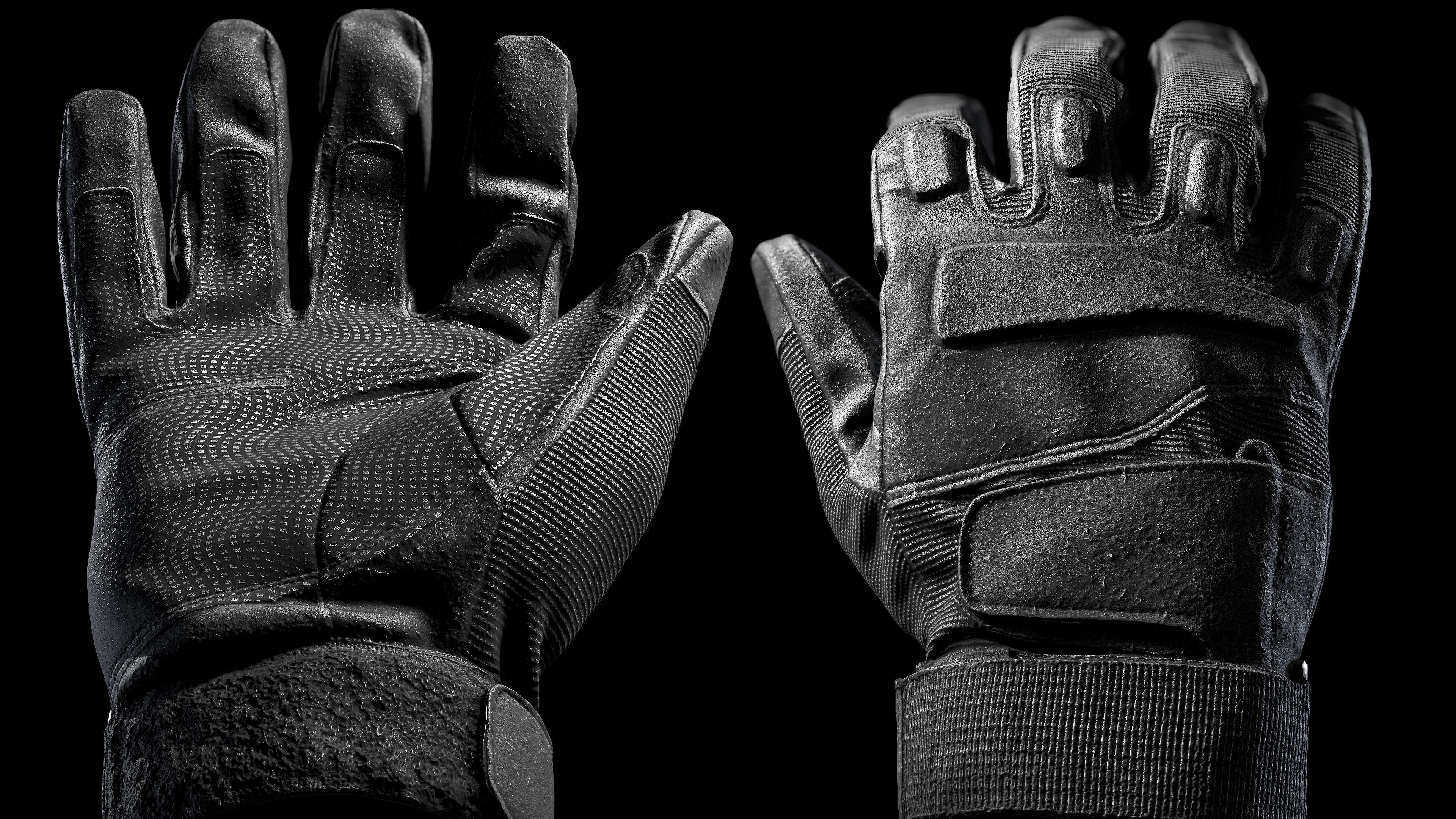 Tactical Gloves 041 Low-poly 3D model_5