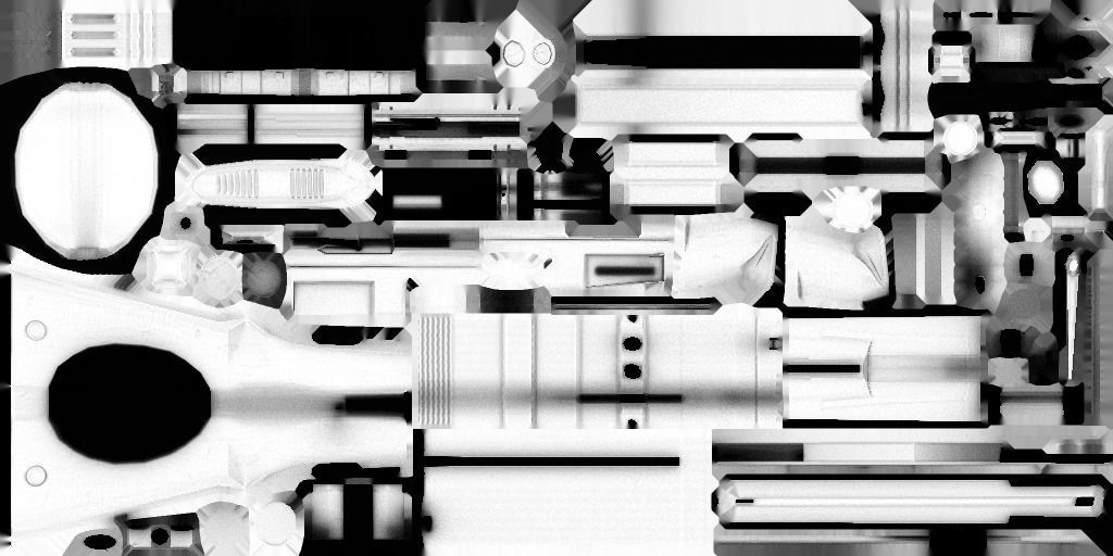 Weapon for mobile game Free low-poly 3D model_6