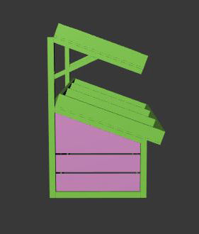 Stall models Low-poly 3D model_9