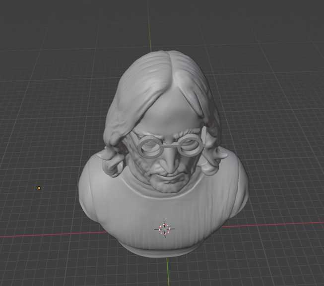 John Lennon 3D print model_24