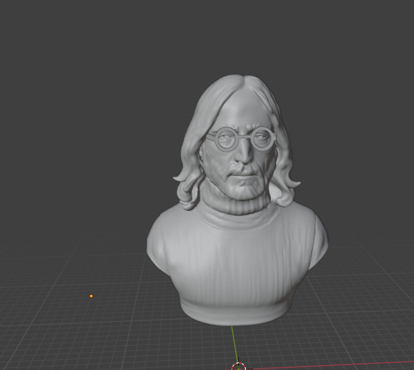 John Lennon 3D print model_22