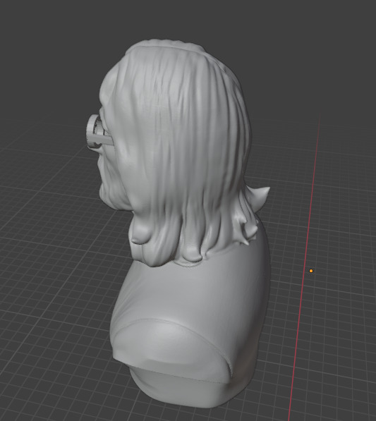 John Lennon 3D print model_2