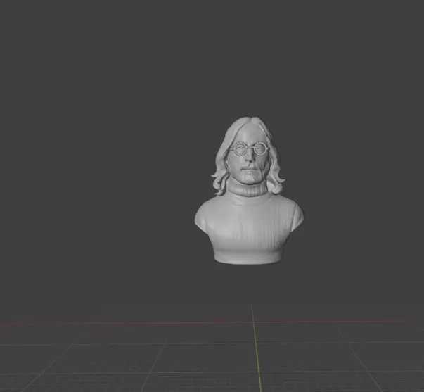 John Lennon 3D print model_0