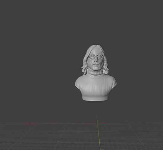 John Lennon 3D print model