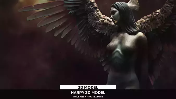 Harpy PSD 3D model