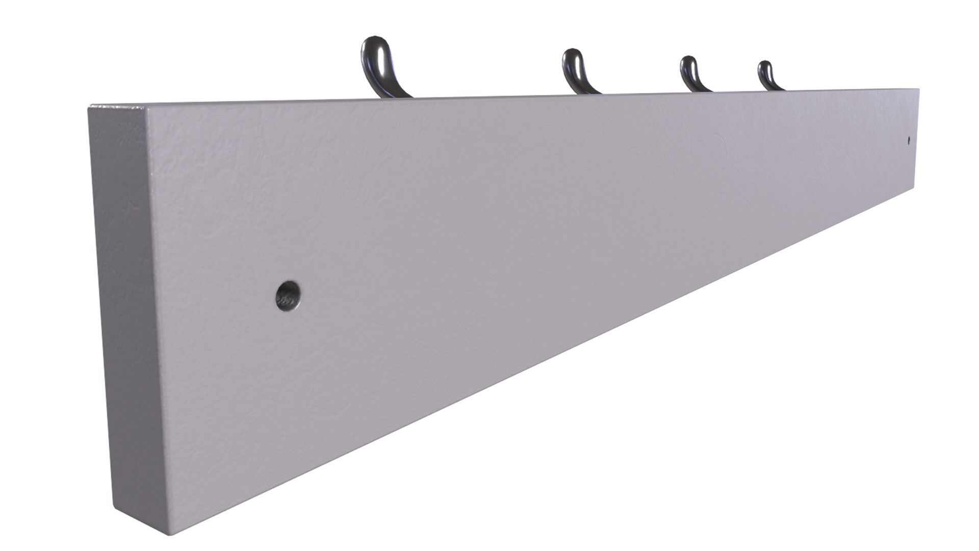 Cloth Hanger Low-poly 3D model_9