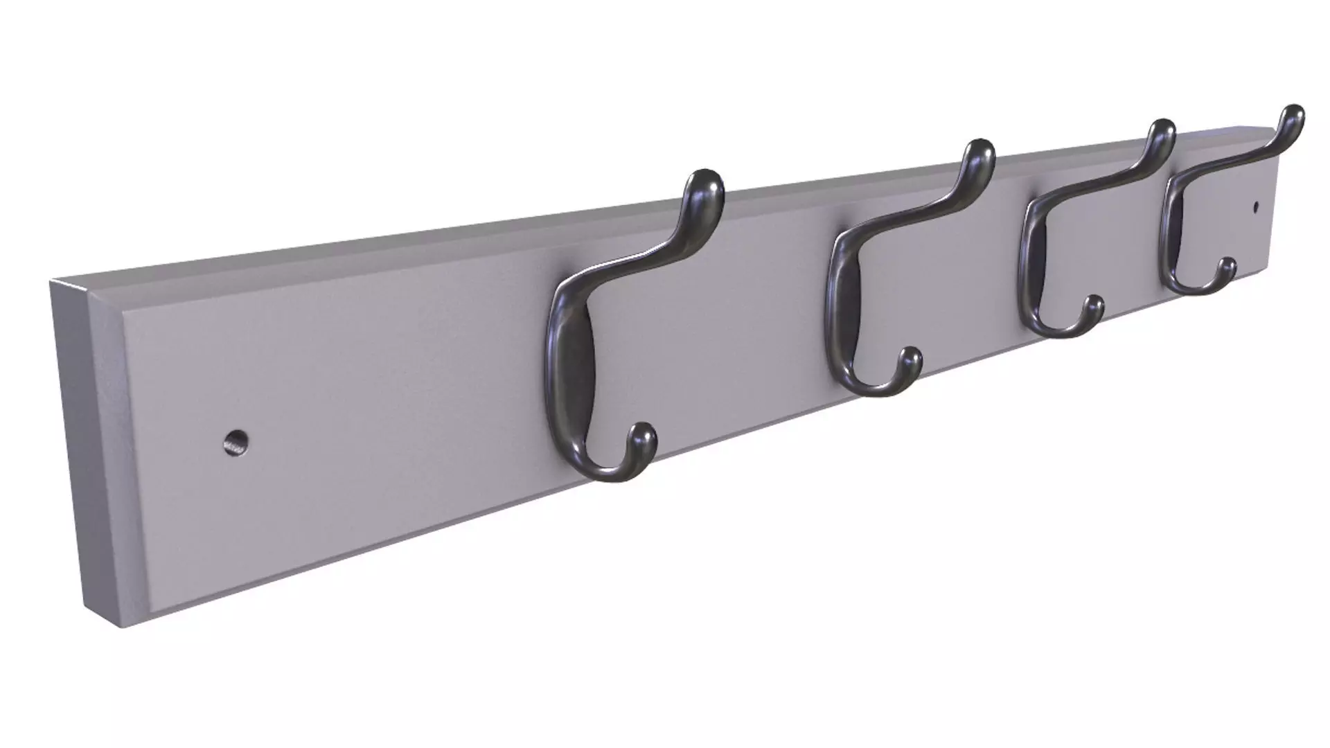 Cloth Hanger Low-poly 3D model_0