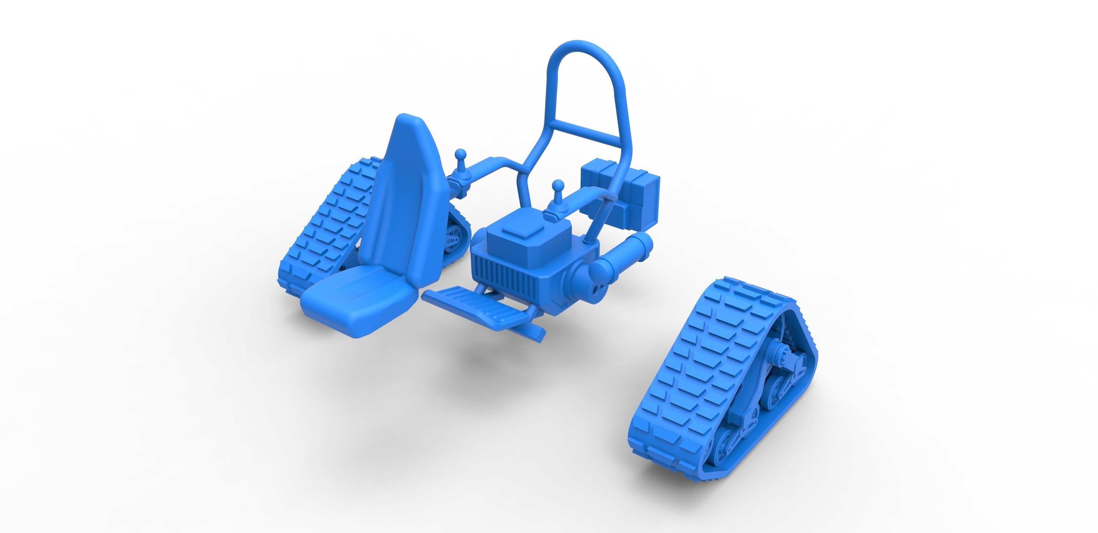 Tankchair Scale 1 to 25 3D print model_25