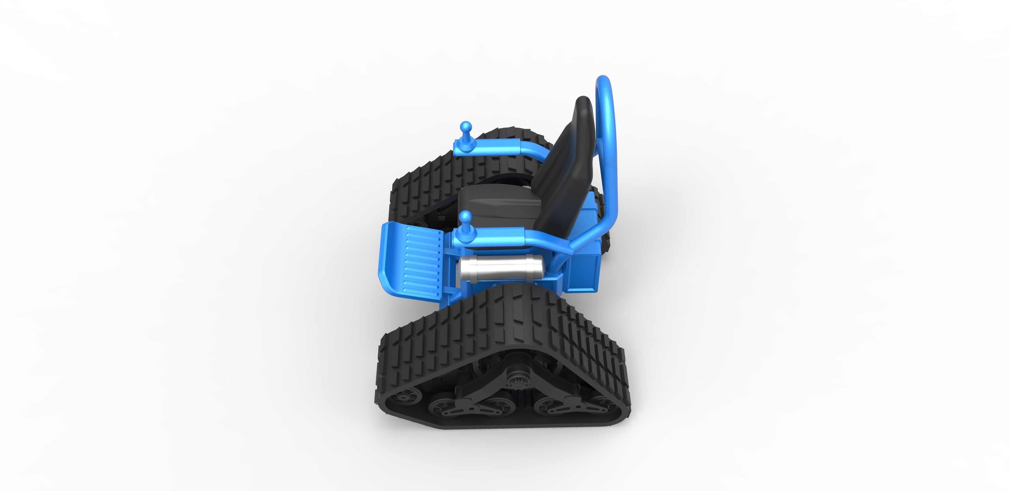 Tankchair Scale 1 to 25 3D print model_8