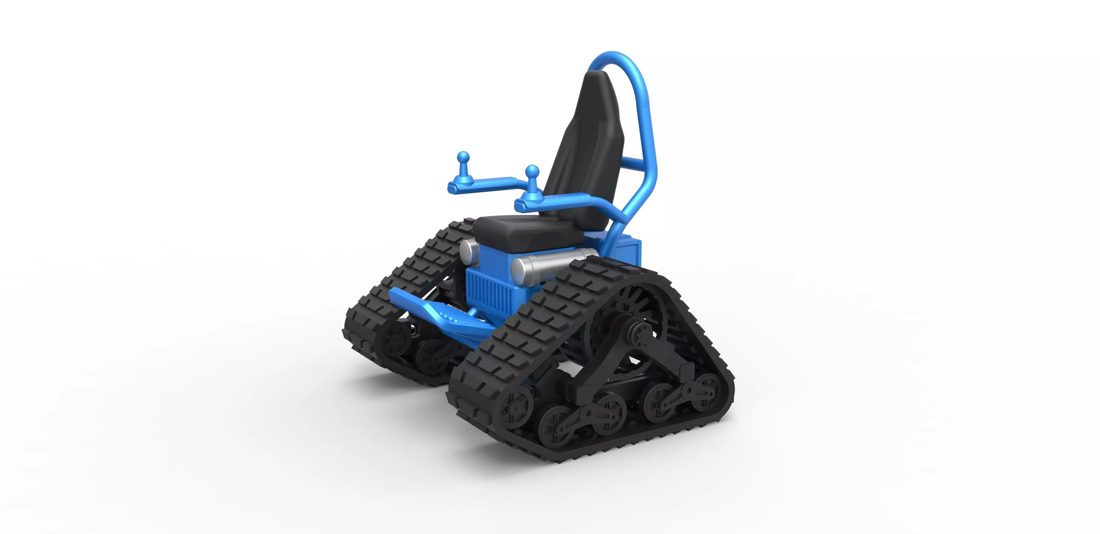 Tankchair Scale 1 to 25 3D print model_0