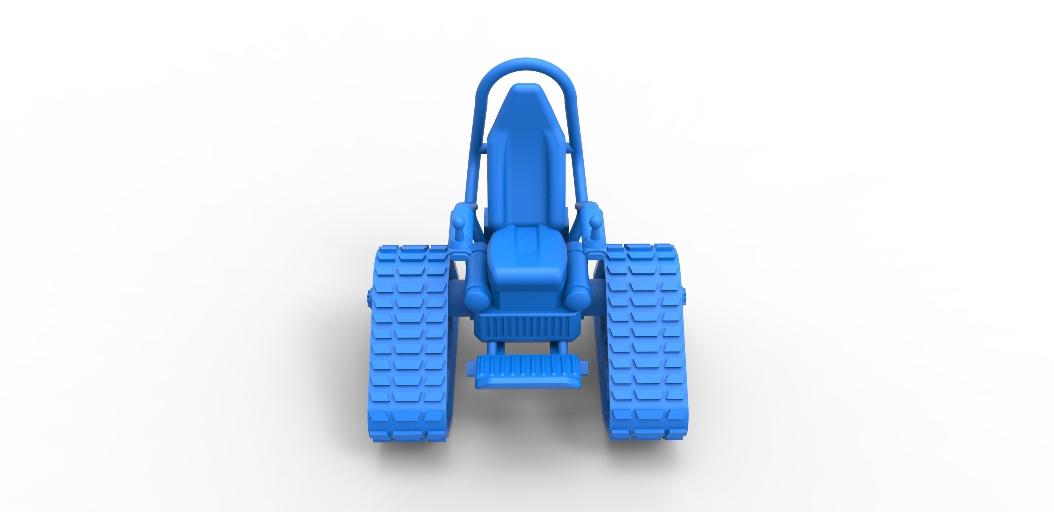 Tankchair Scale 1 to 25 3D print model_17
