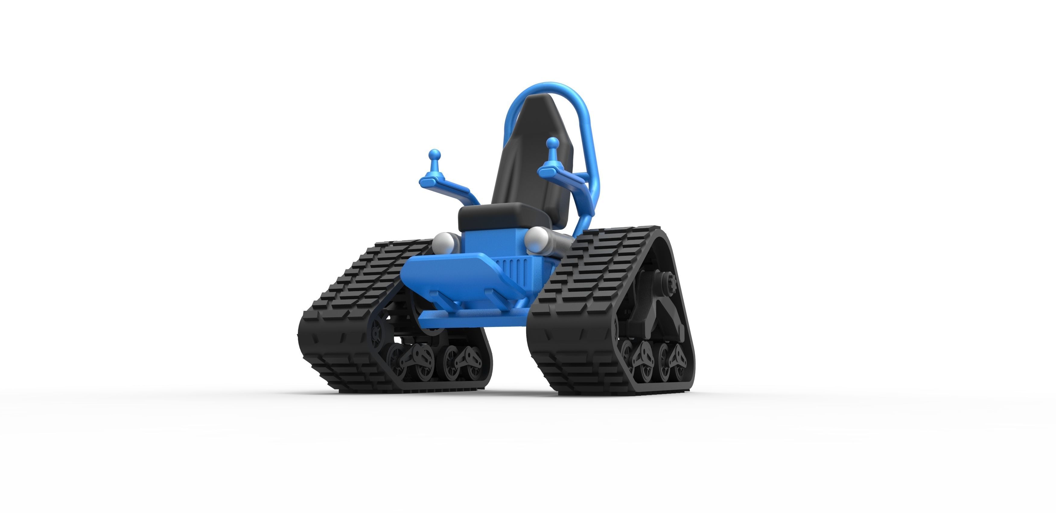 Tankchair Scale 1 to 25 3D print model_4